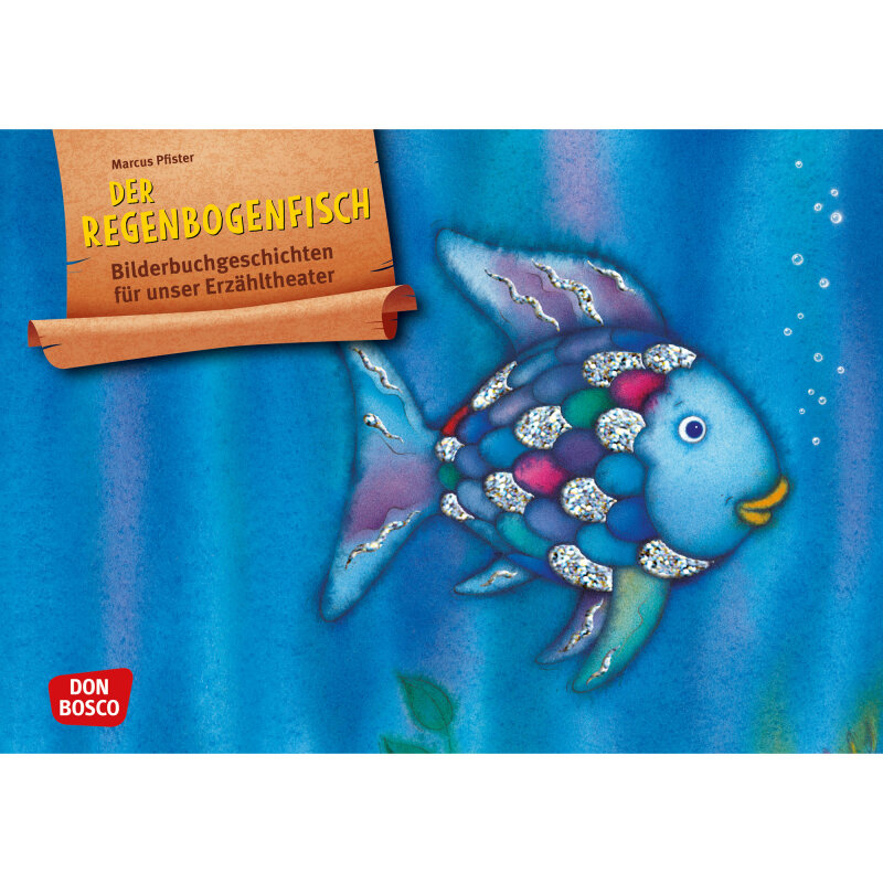 Kamishibai Karten Der Regenbogenfisch, m. schillernden Schuppen