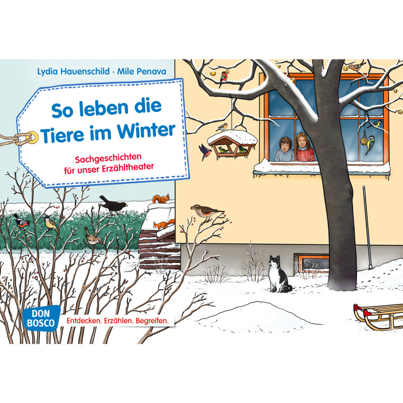 Kamishibai Karten - So leben die Tiere im Winter