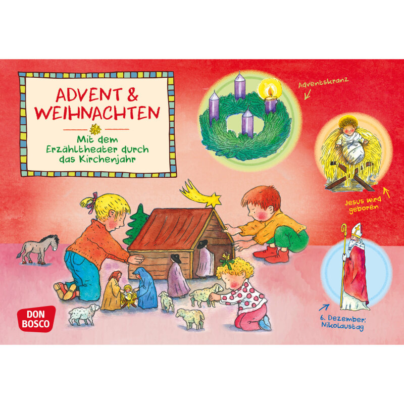 Kamishibai Karten Advent und Weihnachten