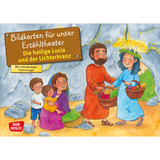 Die heilige Lucia und der Lichterkranz. Kamishibai Bildkartenset.