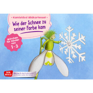 Wie der Schnee zu seiner Farbe kam. Kamishibai Bildkartenset.