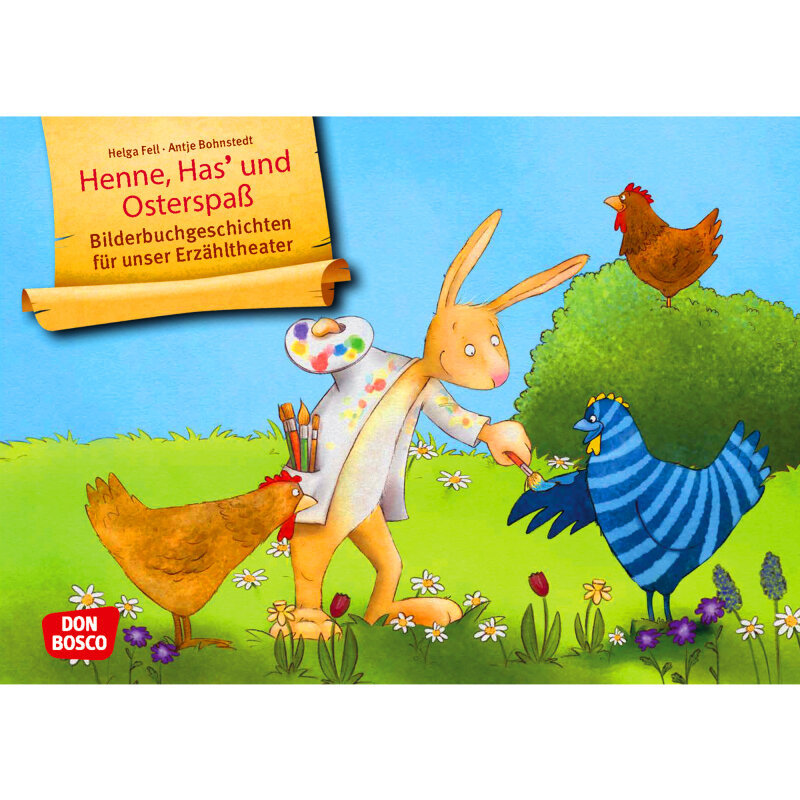 Henne, Has und Osterspaß. Kamishibai Bildkartenset