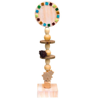 Naturholzscheiben rund 1 kg