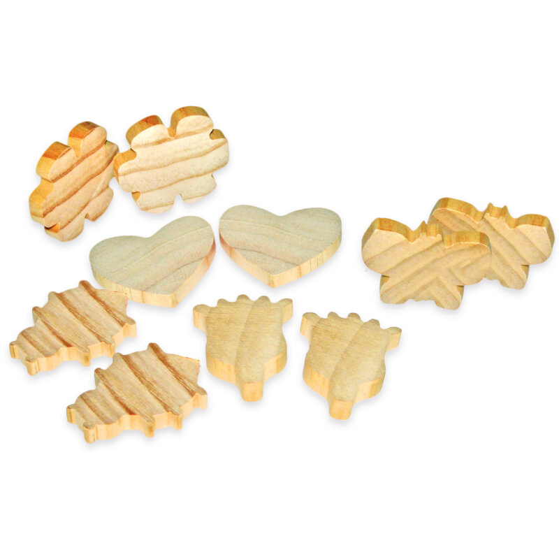 Holzfiguren groß Frühling 10tlg.