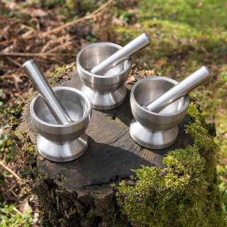 Edelstahl-Mörser 3er Set