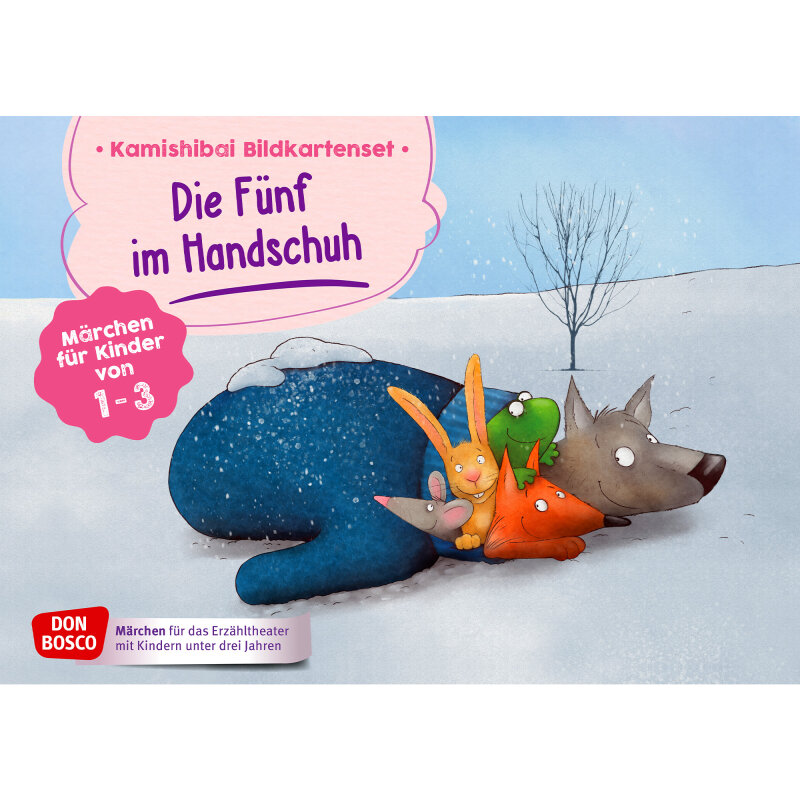 Kamishibai Karten Die Fünf im Handschuh von 1-3