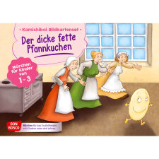 Der dicke fette Pfannkuchen. Kamishibai Bildkartenset.