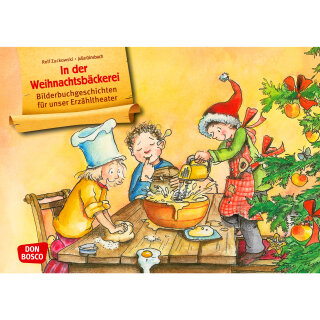 Kamishibai Karten In der Weihnachtsbäckerei