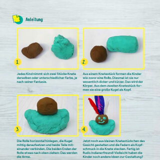 Kneten und Modellieren in der Kita