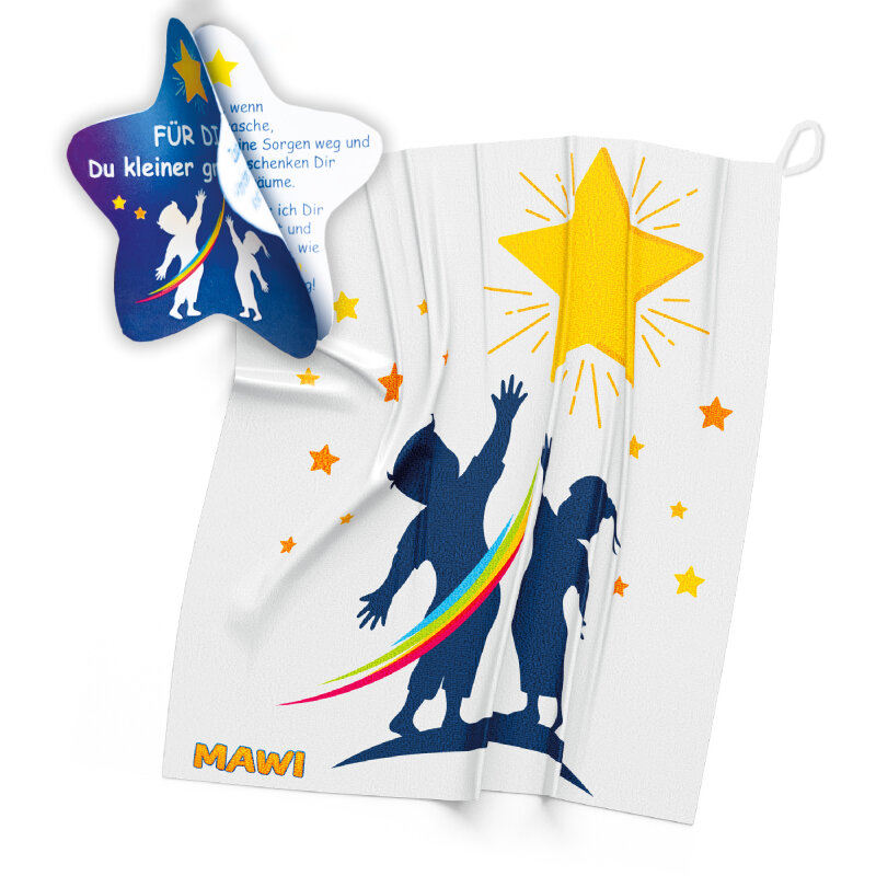 Zauberhandtuch Stella mit Geschichte