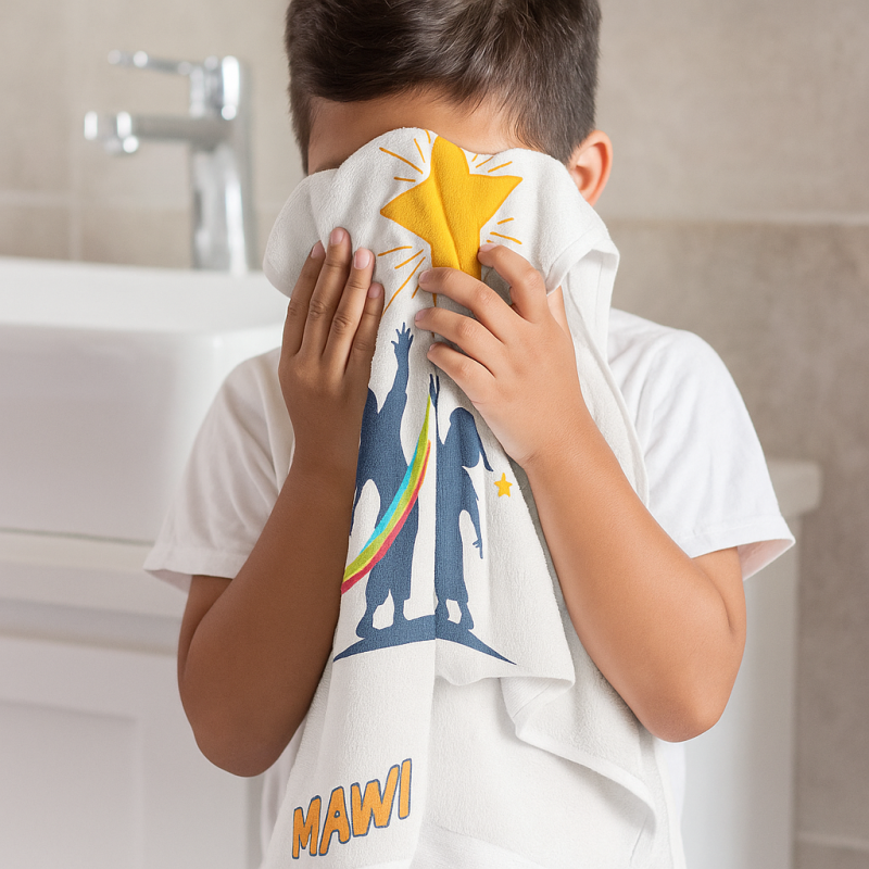 Zauberhandtuch Stella mit Geschichte