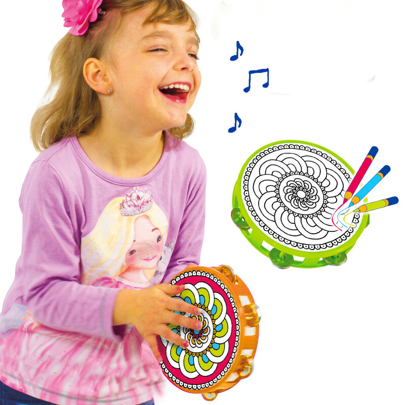 Kindertamburin Mandala