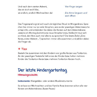 Advent und Weihnachten feiern in der Kita, m. Audio-CD