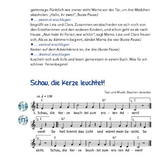 Advent und Weihnachten feiern in der Kita, m. Audio-CD