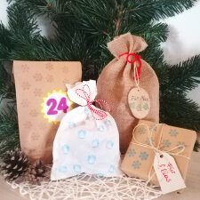 Weihnachtsstempel 12er Set inkl. 12 Stempelkissen