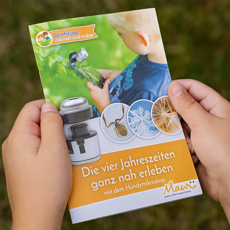 Die vier Jahreszeiten ganz nah erleben - Mit dem Handymikroskop
