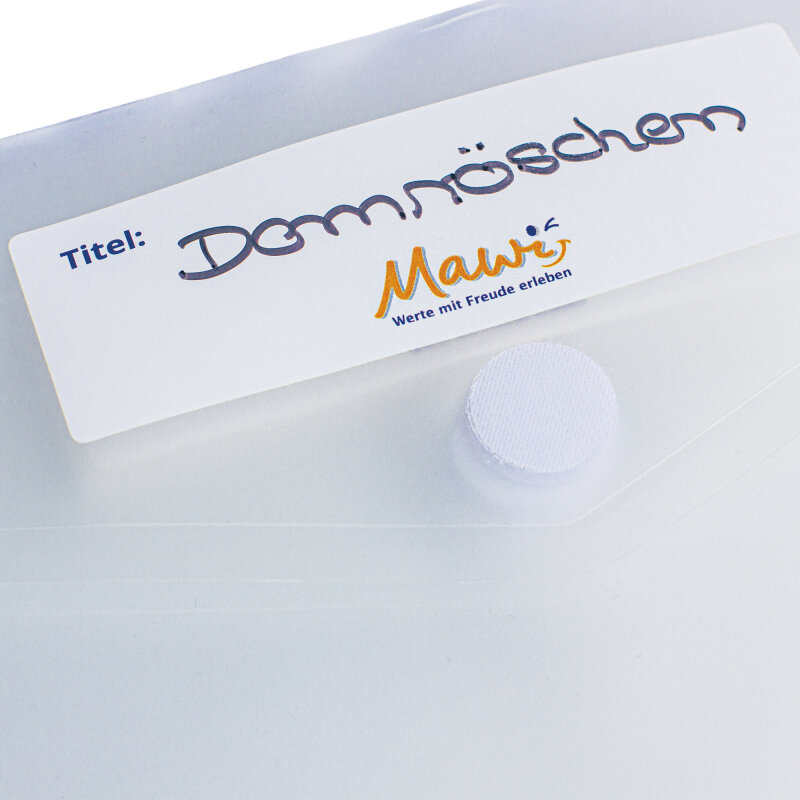 Sicht- und Schutzhülle inkl. Beschriftungsfeld