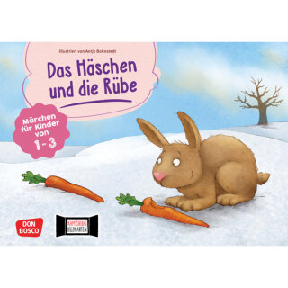 Kamishibai Karten Das Häschen und die Rübe von 1-3