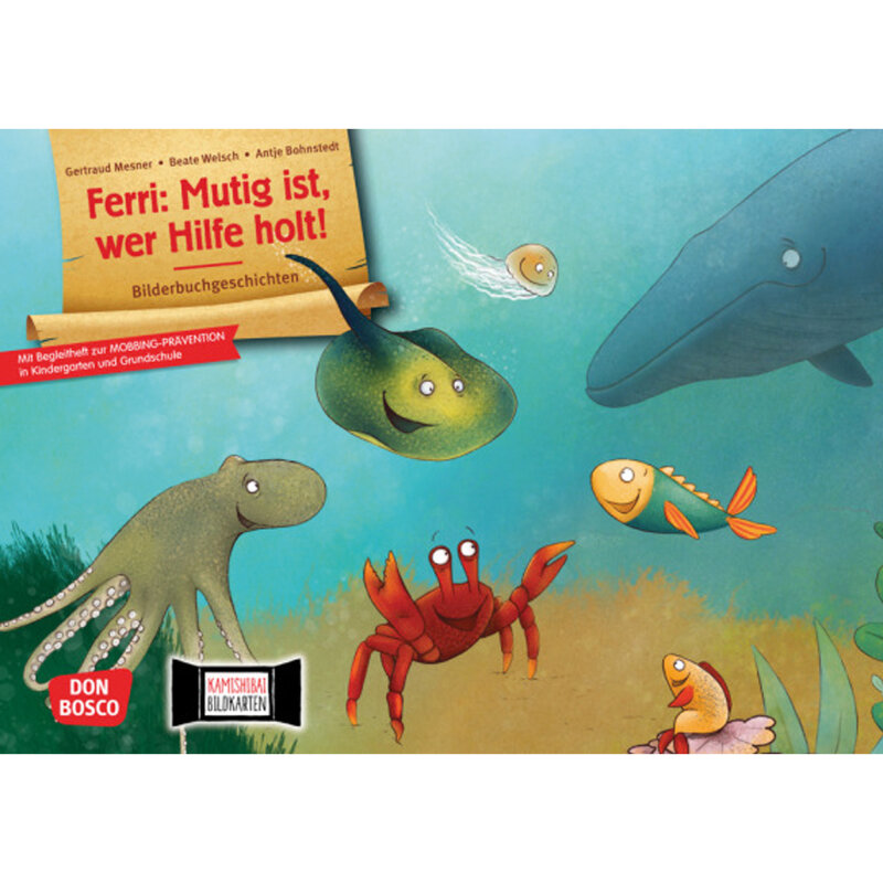 Kamishibai Karten Ferri: Mutig ist, wer Hilfe holt!