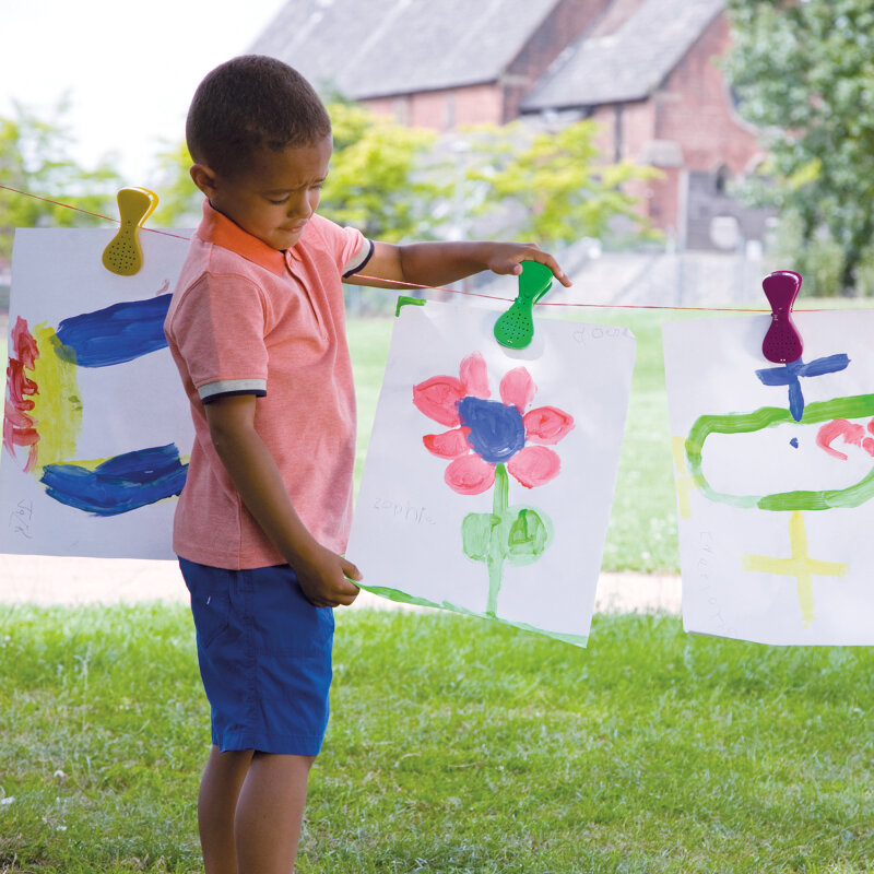 Sprach- und Entdeckungsklammern 6er Set