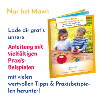 Sprach- und Entdeckungsklammern 6er Set