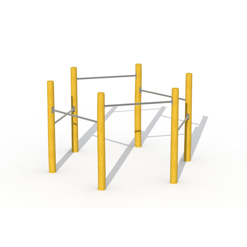 Robinie Sechseck Reckstangen