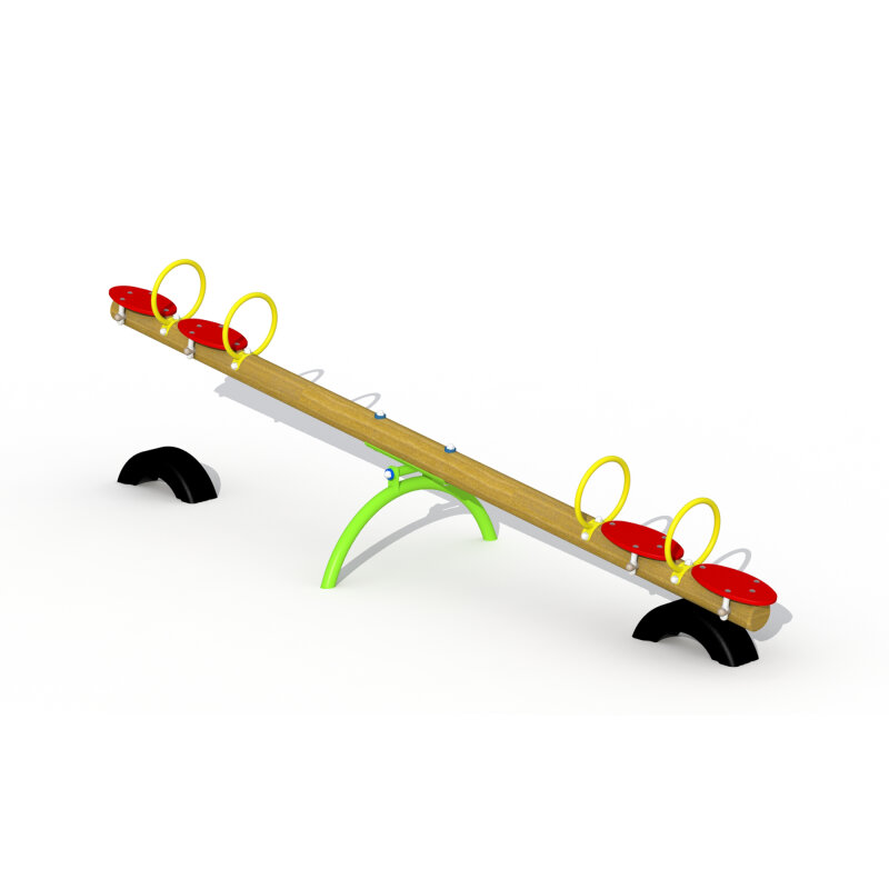 Balkenwippe Newton aus Lärchenholz 4 Personen