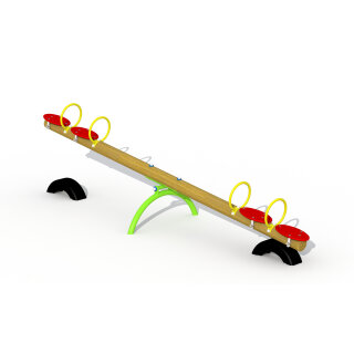 Balkenwippe Newton aus Lärchenholz 4 Personen