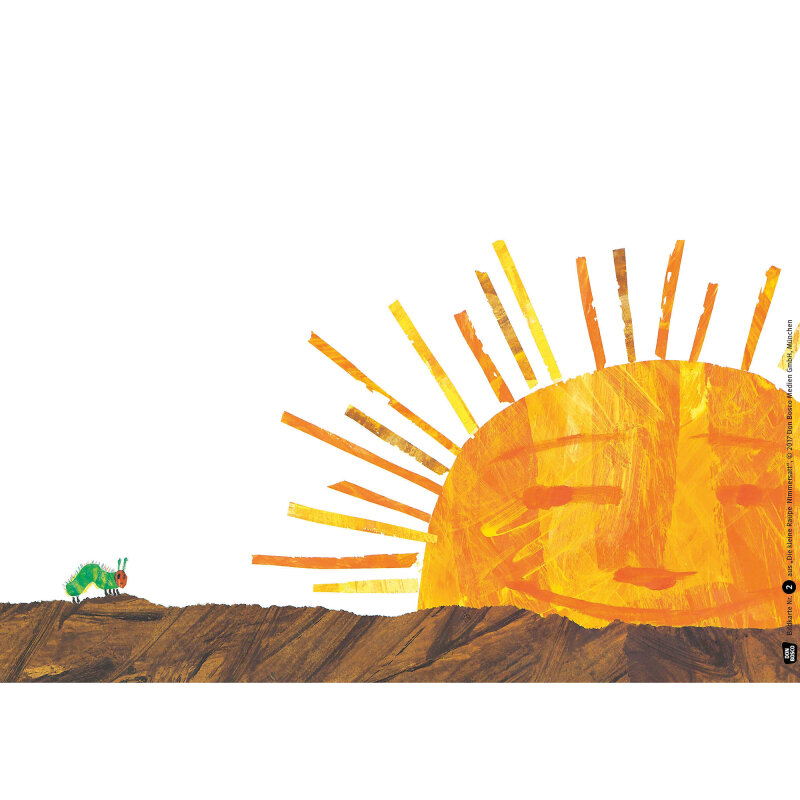 Die kleine Raupe Nimmersat - Spielfiguren für die Erzählschiene