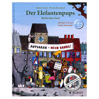 Der Elefantenpups - Rettet den Zoo! Gebundene Ausgabe mit CD