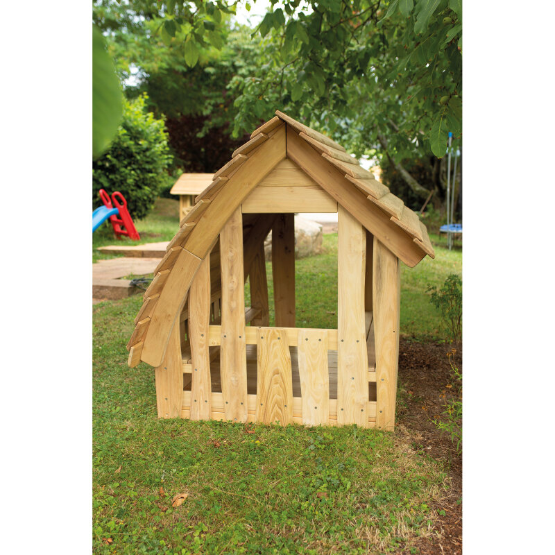 Spielhaus Waldhütte mit Boden