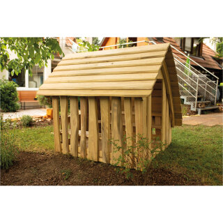 Spielhaus Waldhütte mit Boden