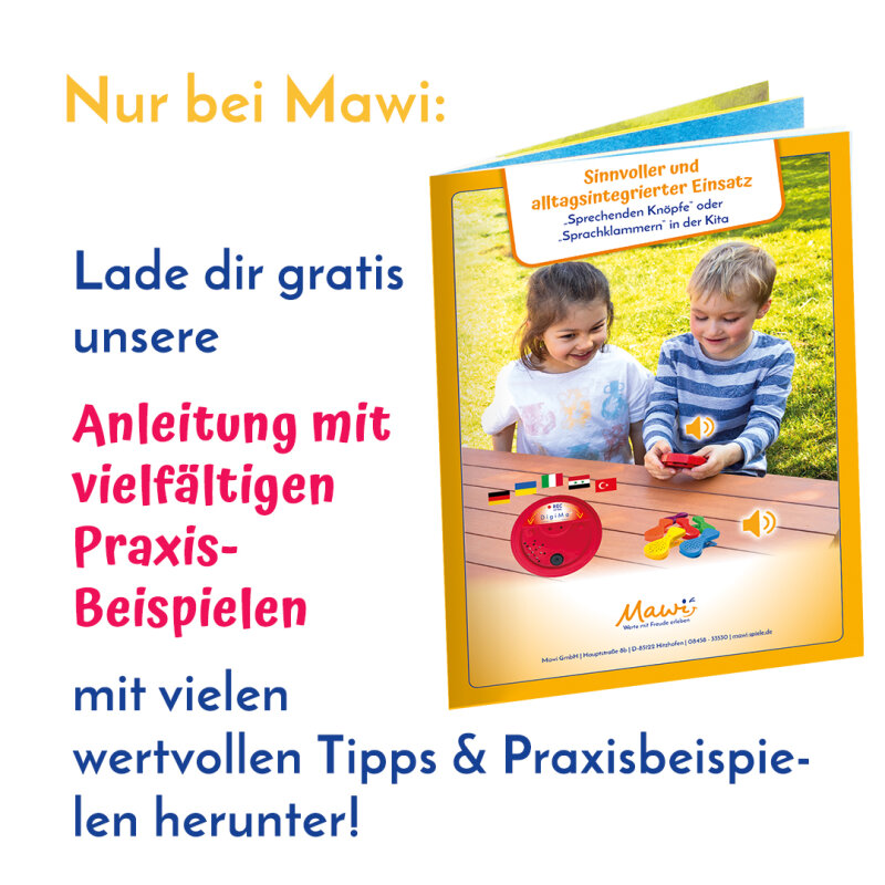 Sprechende Knöpfe 6er Set