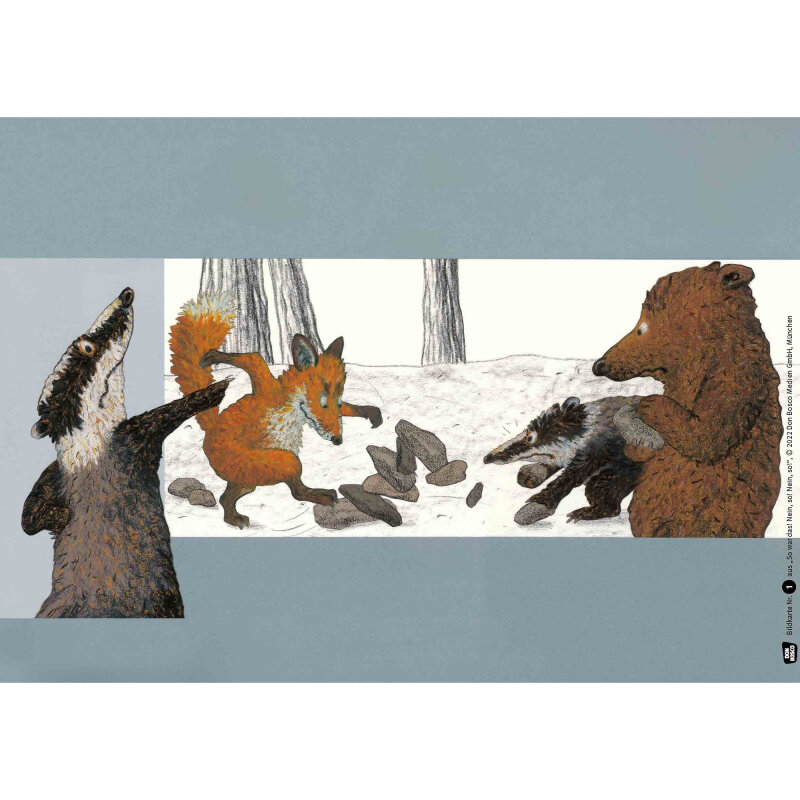 Kamishibai Karten So war das! Nein, so! Nein so!