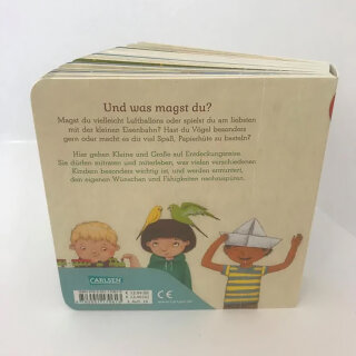 Ich mag ... schaukeln, malen, Fußball, Krach