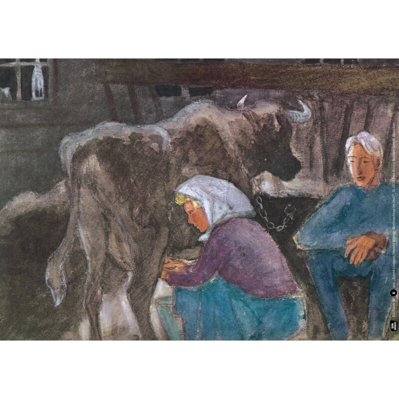 Kamishibai Karten Weihnachten im Stall