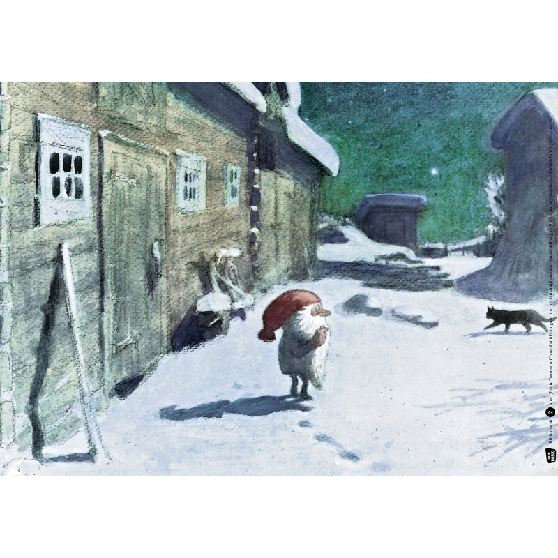 Tomte Tummetott. Kamishibai Bildkartenset