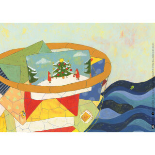 Kamishibai Karten Postbote Willi, Pirat und der geheimnisvolle Weihnachtsbrief. Adventskalender