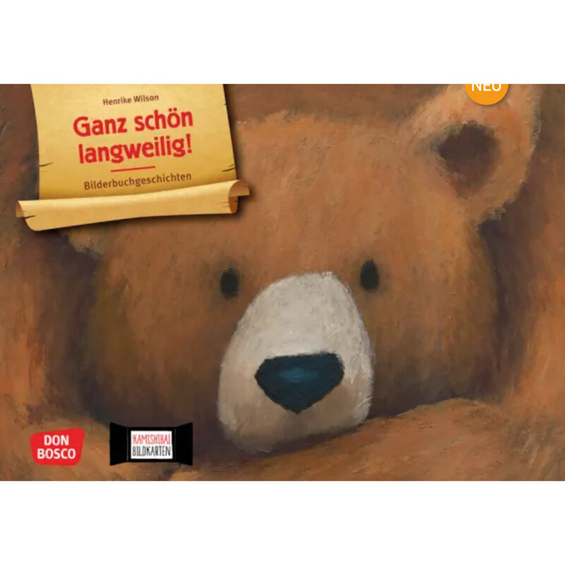 Kamishibai Karten. Ganz schön langweilig