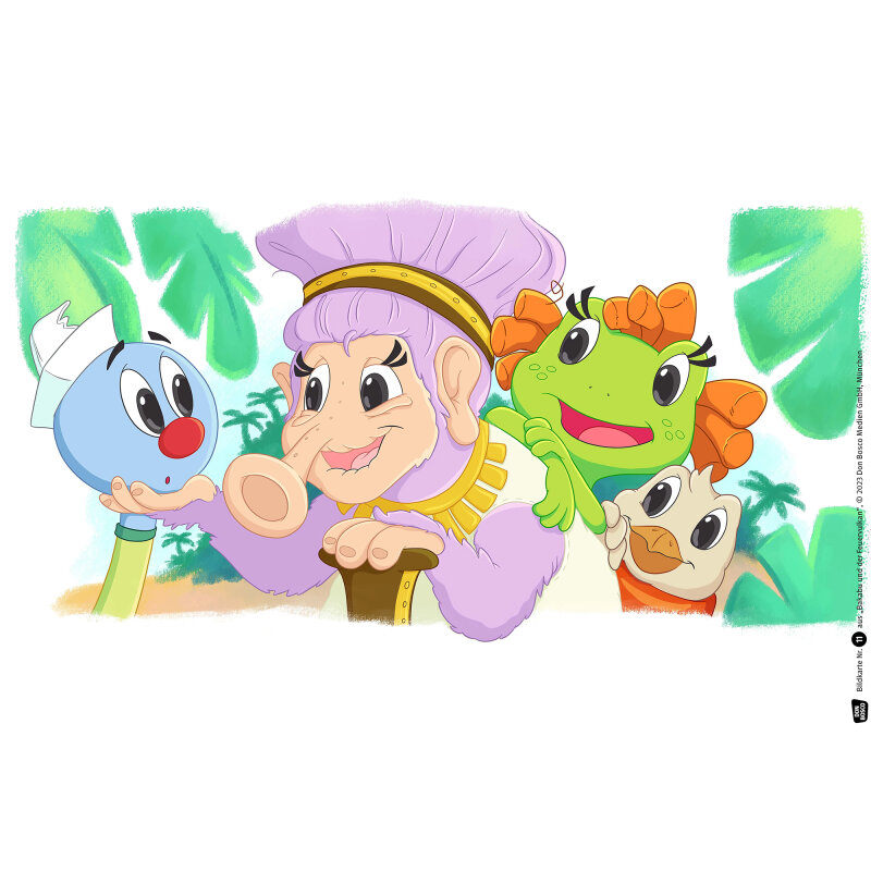 Bakabu und der Feuervulkan. Kamishibai Bildkartenset