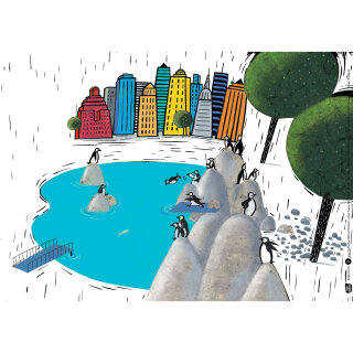 Zwei Papas für Tango. Kamishibai Bildkartenset