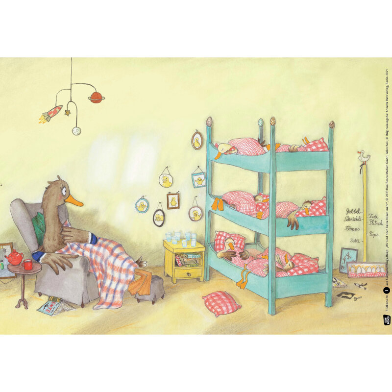 Kamishibai Karten. Wir sind doch keine Küken mehr.