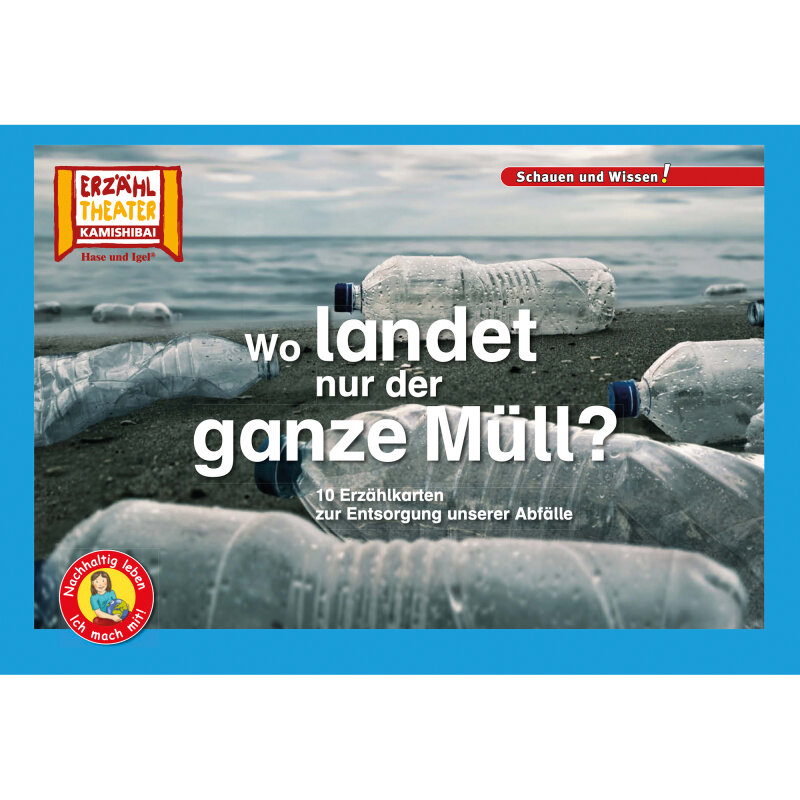 Kamishibai Karten. Wo landet nur der ganze Müll?