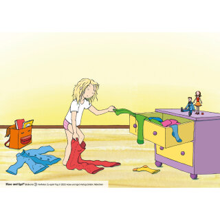 Verflixter Zu-spät-Tag / Kamishibai Bildkarten