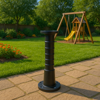 Pumpenständer 70 cm schwarz