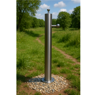 Edelstahlsprudelsäule