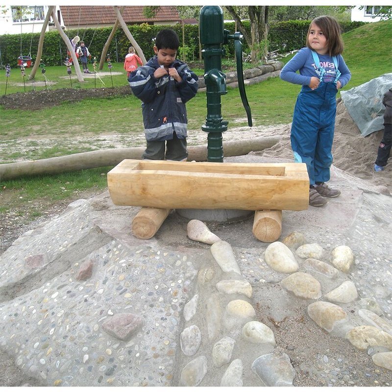 Pumpenständer 70 cm moosgrün