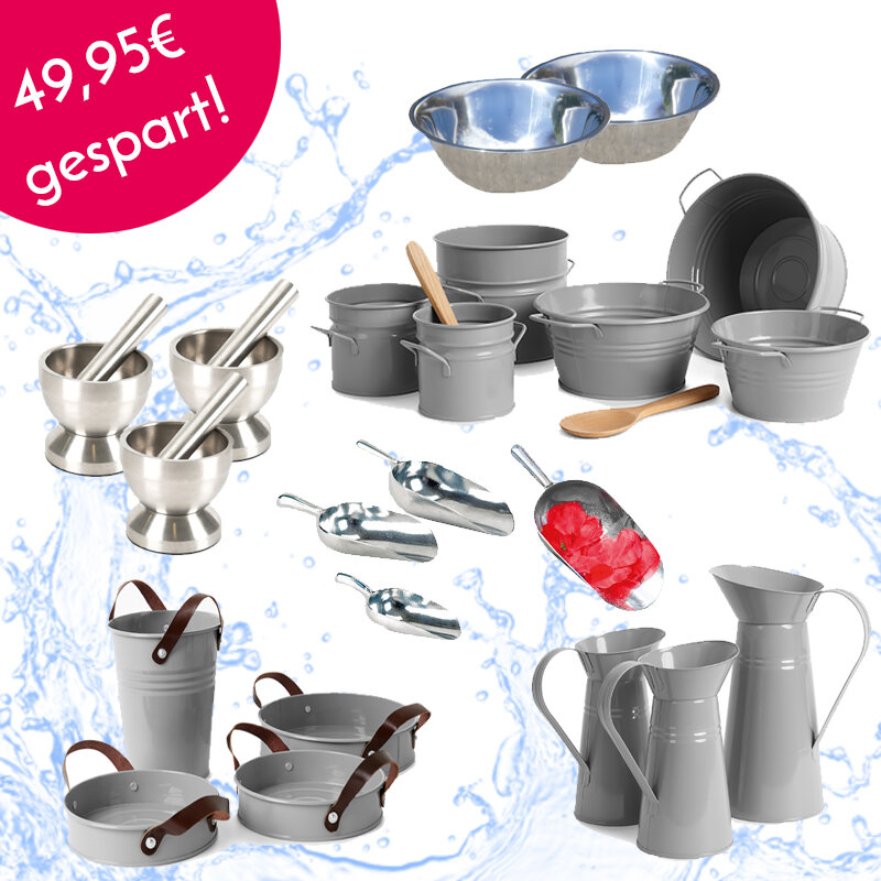 Metall-Sandsachen Spar Set