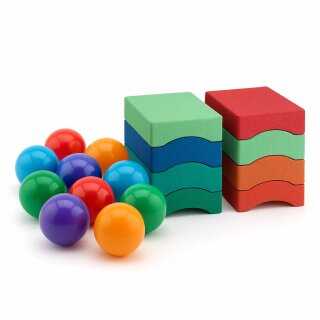 Kreativsteine Set 1 inkl. 10 Kugelbahnbälle