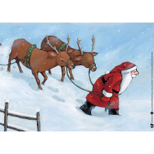 Der kleine Weihnachtsmann reist um die Welt. Kamishibai...